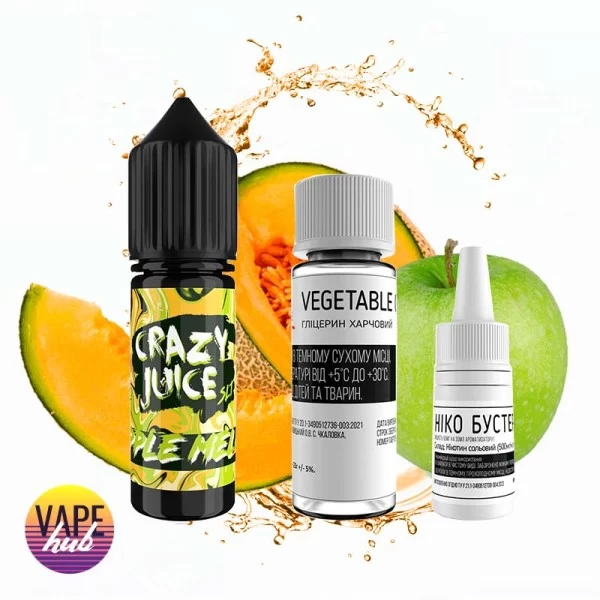 Набір Crazy Juice 15 мл 65 мг - Apple Melon — купити
