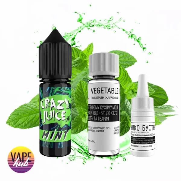 Набір Crazy Juice 15 мл 50 мг - Mint — купити