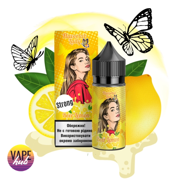 Набір Flavorlab Lady Strong 30 мл 50 мг - Beer Lemon — купити