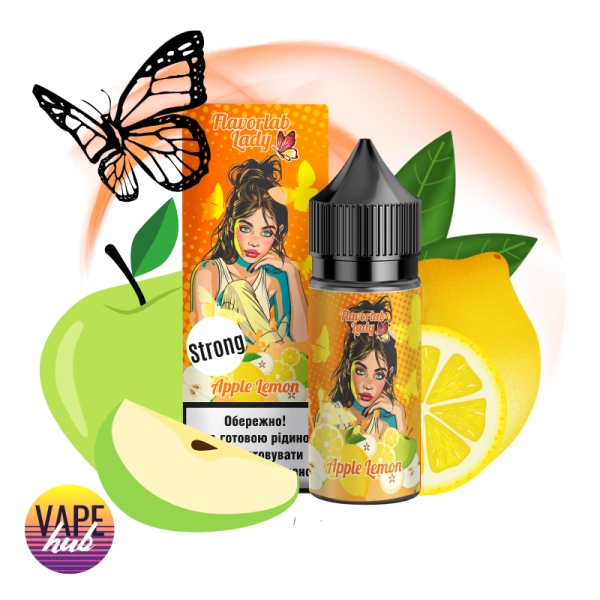 Набір Flavorlab Lady Strong 30 мл 50 мг - Apple Lemon — купити