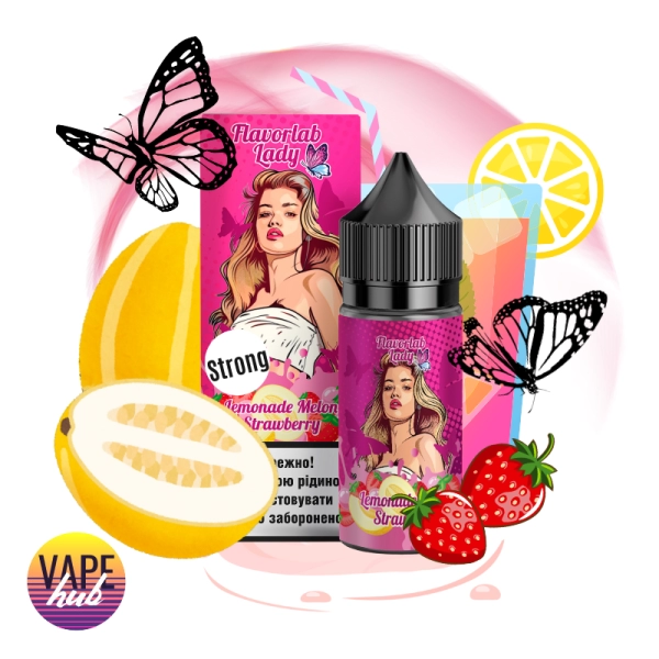 Набір Flavorlab Lady Strong 30 мл 50 мг - Lemonade Melon Strawberry — купити