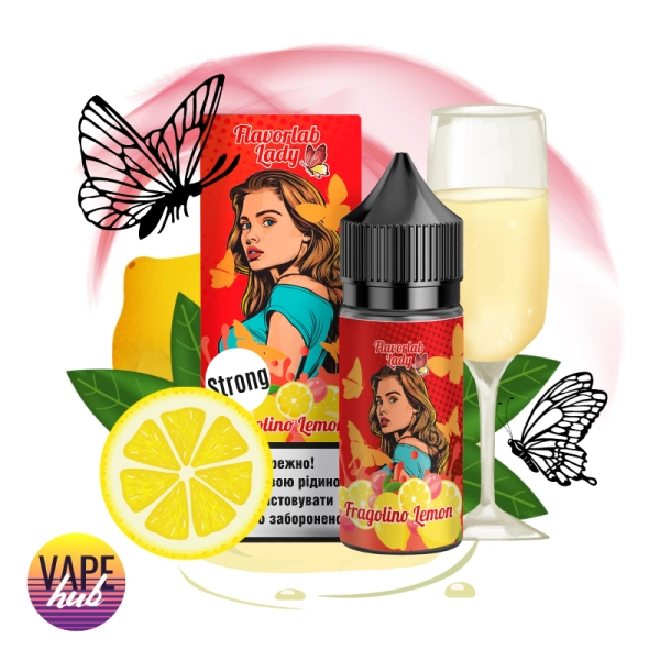 Набір Flavorlab Lady Strong 30 мл 50 мг - Fragolino Lemon — купити