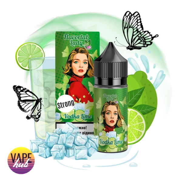 Набір Flavorlab Lady Strong 30 мл 50 мг - Vodka Lime — купити