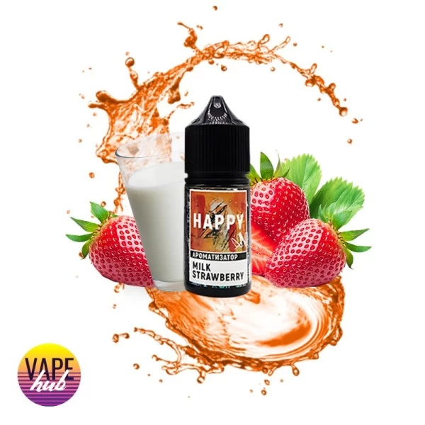 Набір HAPPY 30 мл 65 мг - Milk Strawberry — купити