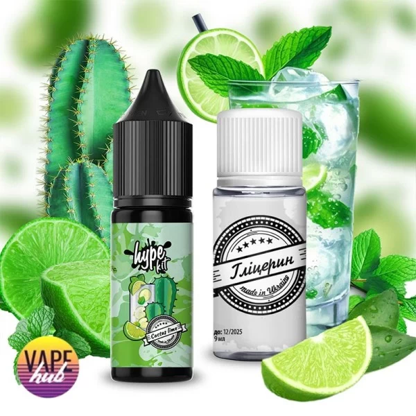 Набір Hype New Salt 15 мл 25 мг - Cactus Lime — купити