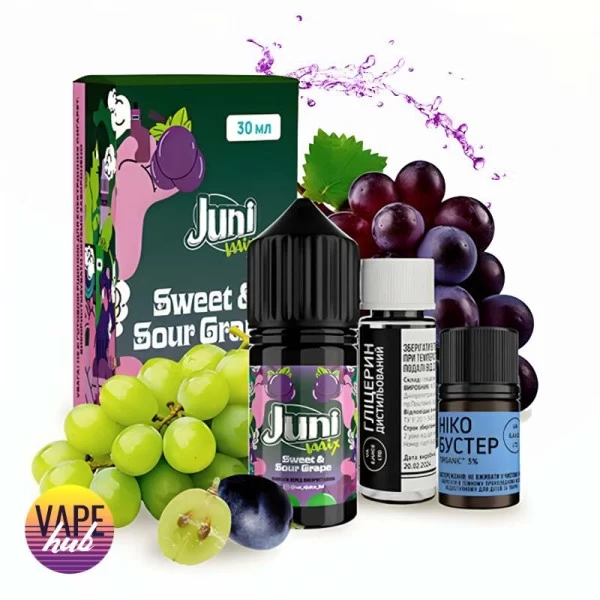 Набір Juni Mix 30 мл 65 мг - Sweet & Sour Grape — купити