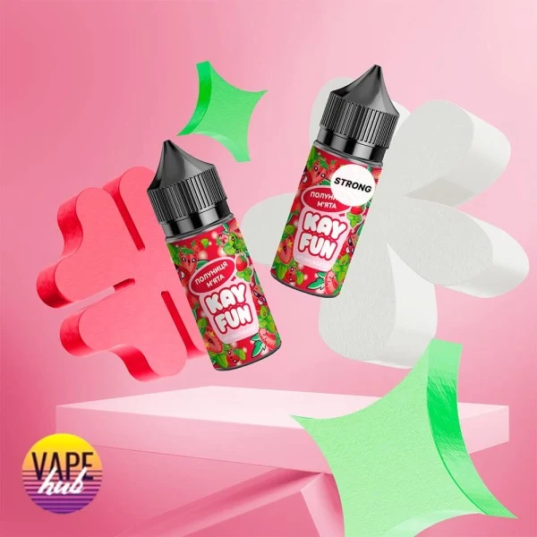 Набір для самозамісу Kayfun Strong 30 мл 50 мг - Strawberry Mint — купити