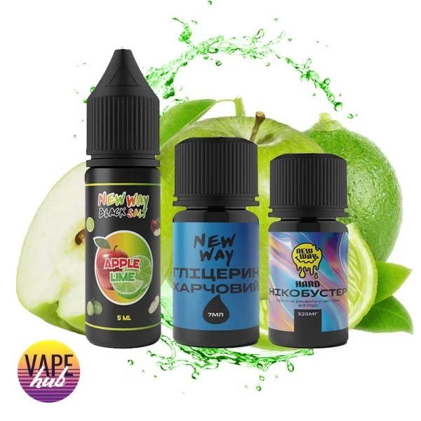 Набір New Way Black 15 мл 10 мг - Apple Lime — купити