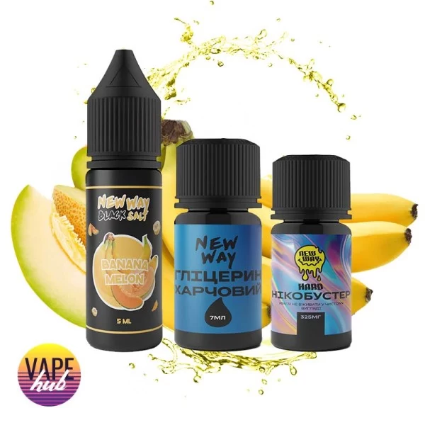 Набір New Way Black 15 мл 65 мг - Banana Melon — купити