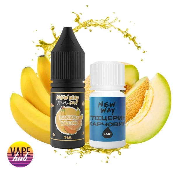 Набір New Way Black 10 мл 65 мг - Banana Melon — купити