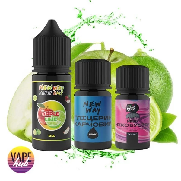 Набір New Way Black 30 мл 65 мг - Apple Lime — купити