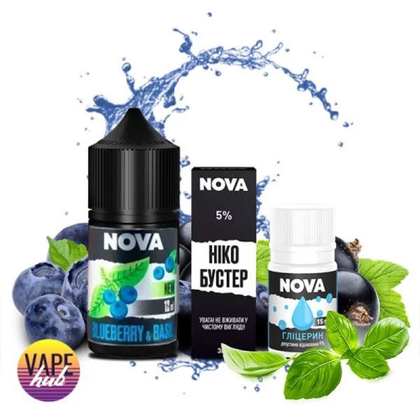 Набір Nova 30 мл 50 мг - Blueberry Basil — купити