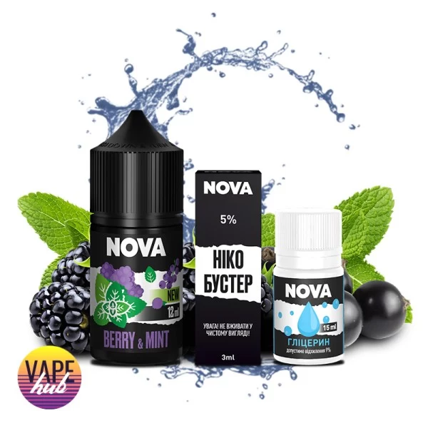 Набір Nova 30 мл 65 мг - Berry&Mint — купити