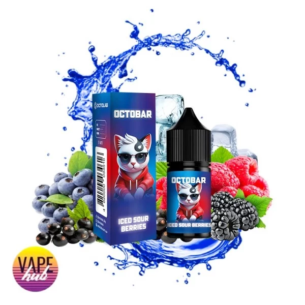 Набір OctoBar NFT Salt 10 мл 50 мг - Iced Sour Berries — купити