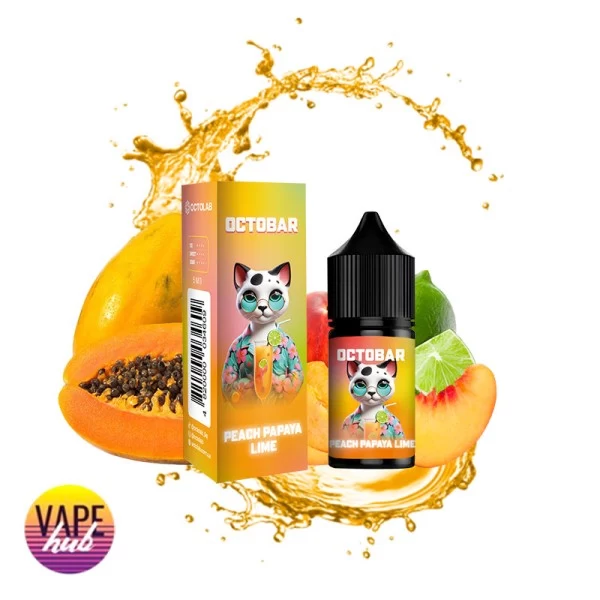 Набір OctoBar NFT Salt 10 мл 50 мг - Peach Papaya Lime — купити
