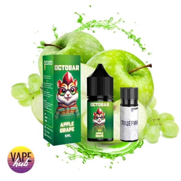 Набір OctoBar NFT Salt 10 мл 50 мг - Apple Grape — купити