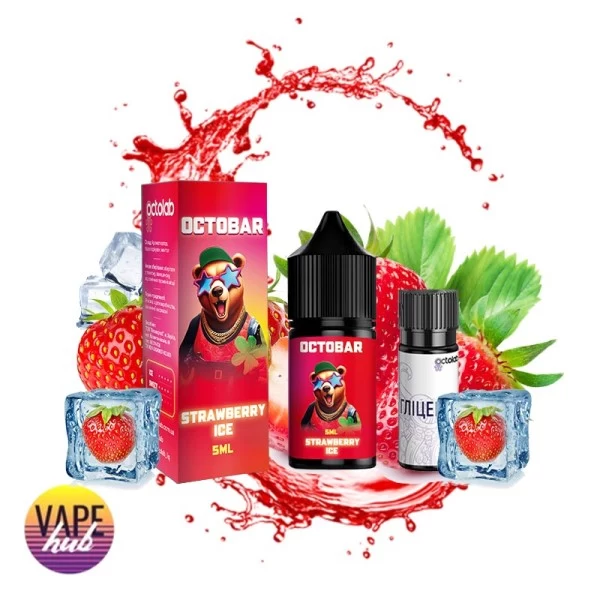 Набір OctoBar NFT Salt 10 мл 50 мг - ﻿Strawberry Ice — купити