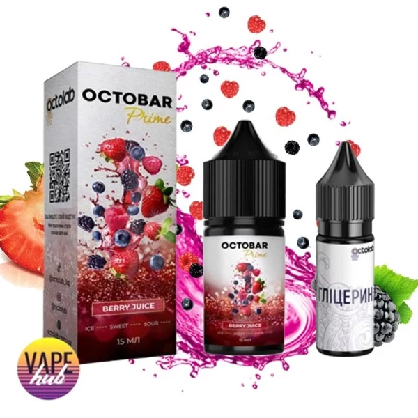 Набір Octobar Prime 30 мл 65 мг - Berry Juice — купити