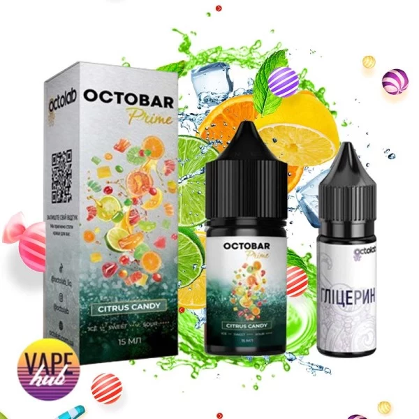 Набір Octobar Prime 30 мл 65 мг - Citrus Candy — купити