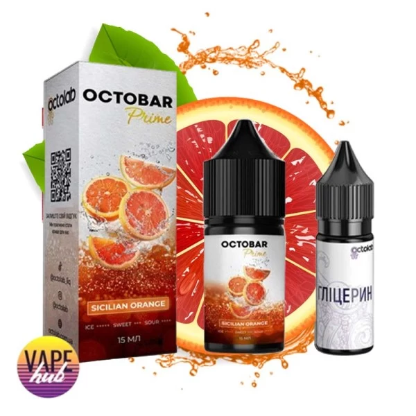 Набір Octobar Prime 30 мл 50 мг - Sicilian Orange — купити
