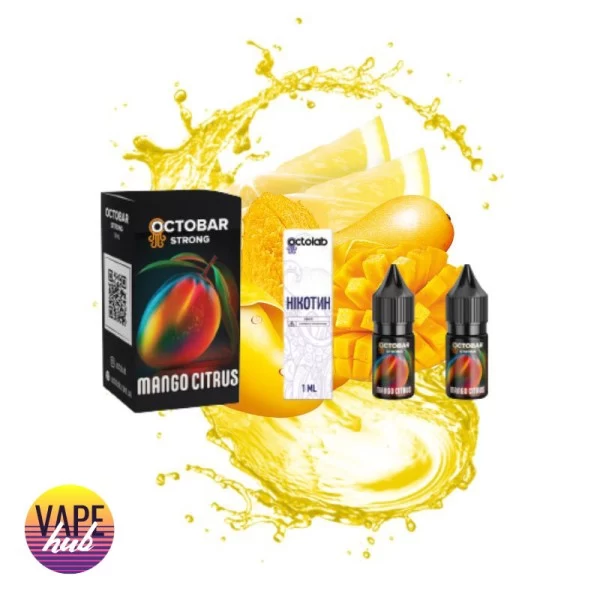 Набір OctoBar Strong 10 мл 50 мг - Mango Citrus — купити