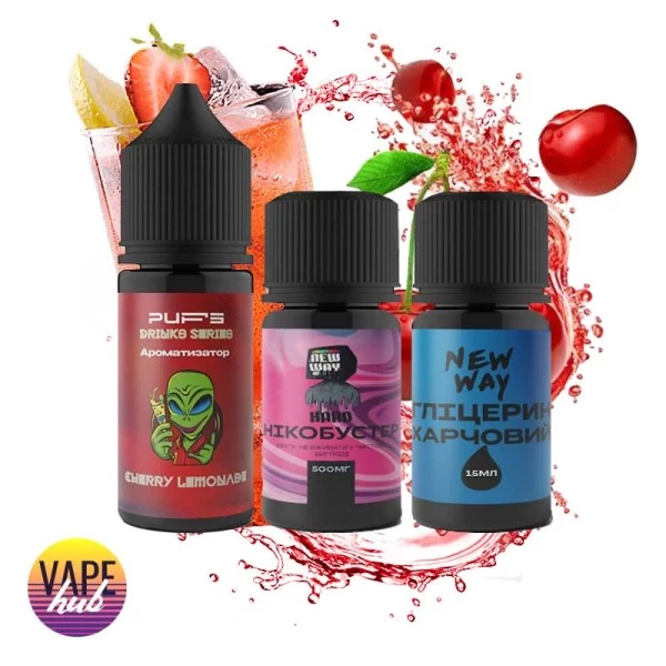 Набір PUFS 30 мл 65 мг - Cherry Lemonade — купити