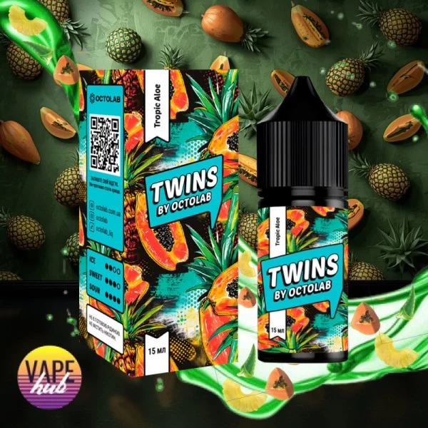 Набір Twins Salt 30 мл 50 мг Hard - Tropic Aloe — купити