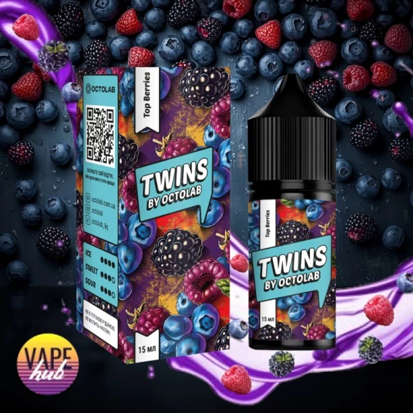 Набір Twins Salt 30 мл 50 мг - Top Berries — купити