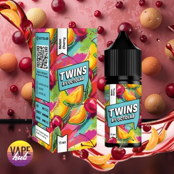 Набір Twins Salt 30 мл 50 мг - Melon Cherry — купити