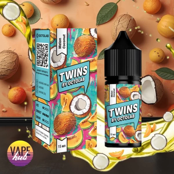 Набір Twins Salt 30 мл 50 мг - Melon Coconut — купити