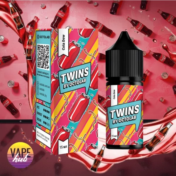 Набір Twins Salt 30 мл 50 мг Hard - Cola Dew — купити
