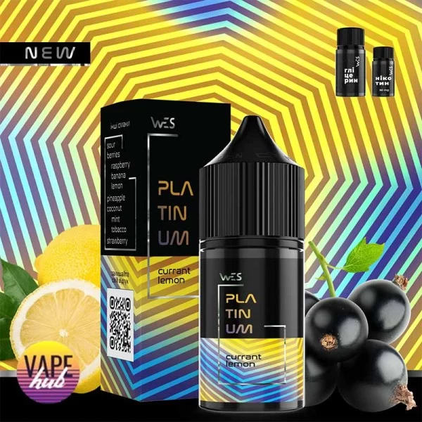 Набір WES Platinum 30 мл 50 мг - Currant Lemon — купити
