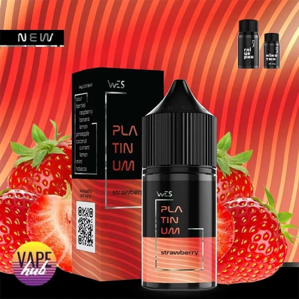 Набір WES Platinum 30 мл 50 мг - Strawberry — купити