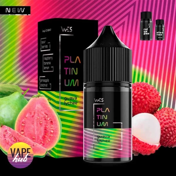Набір WES Platinum 30 мл 50 мг - Guava Lychee — купити