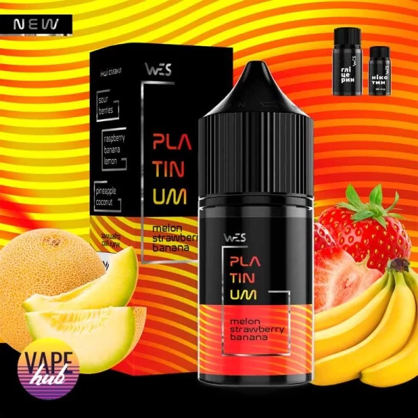 Набір WES Platinum 30 мл 65 мг - Melon Strawberry Banana — купити