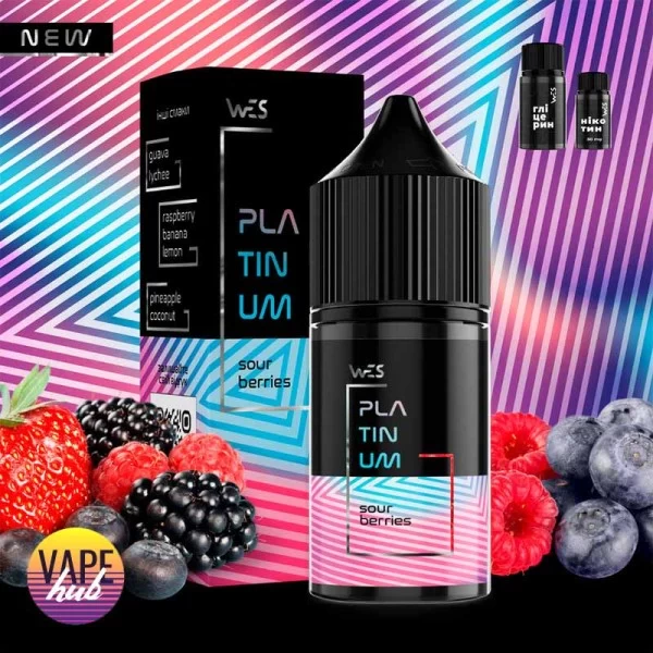 Набір WES Platinum 30 мл 50 мг - Sour Berries — купити