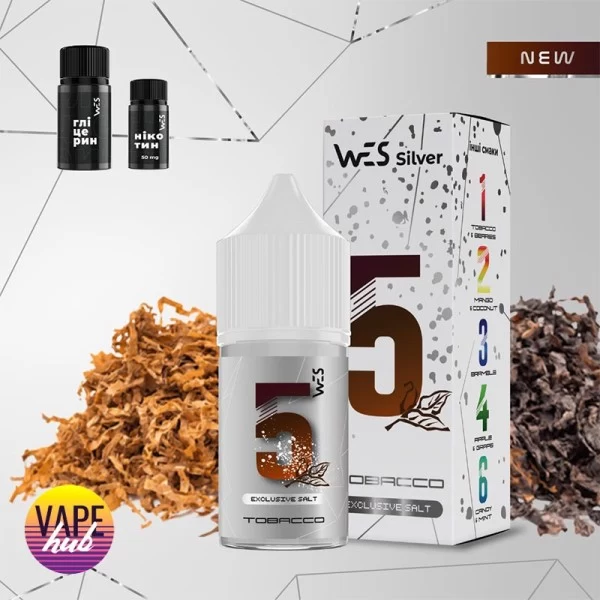 Набір WES Silver 30 мл 50 мг - Tobacco — купити