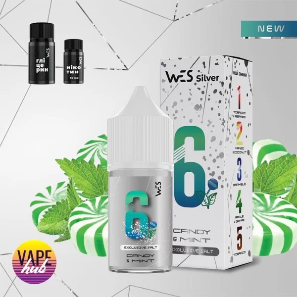 Набір WES Silver 30 мл 65 мг - Mint Candy — купити