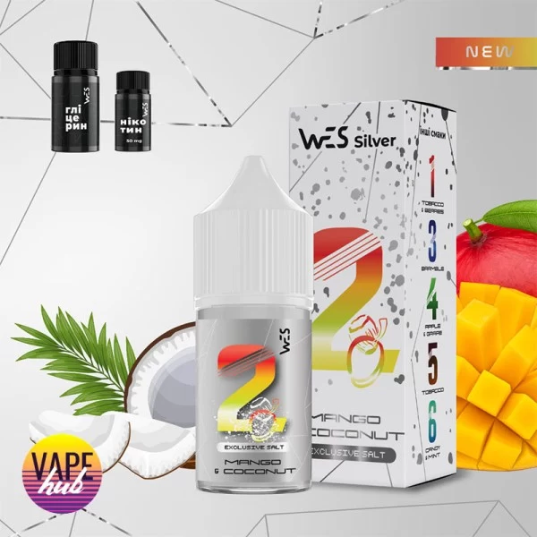 Набір WES Silver 30 мл 65 мг - Mango & Coconut — купити