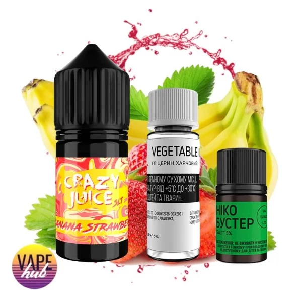 Набір Crazy Juice 30 мл 65 мг - Banana Strawberry — купити