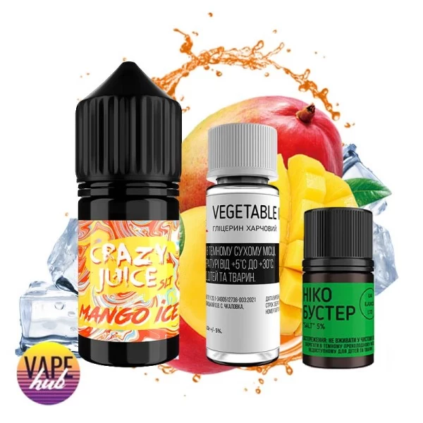 Набір Crazy Juice 30 мл 50 мг - Mango Ice — купити