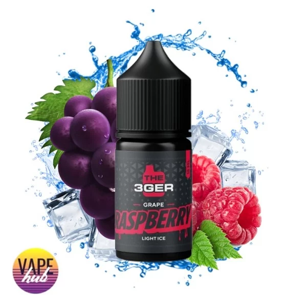 Набір The 3Ger Salt 30 мл 50 мг - Grape Raspberry — купити