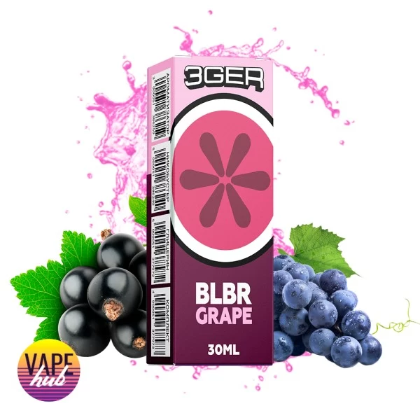 Набір 3Ger Salt 30 мл 50 мг - Blackberry Grape — купити