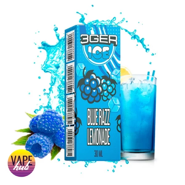 Набір 3Ger Salt 30 мл 30 мг - Blue Razz Lemonade — купити