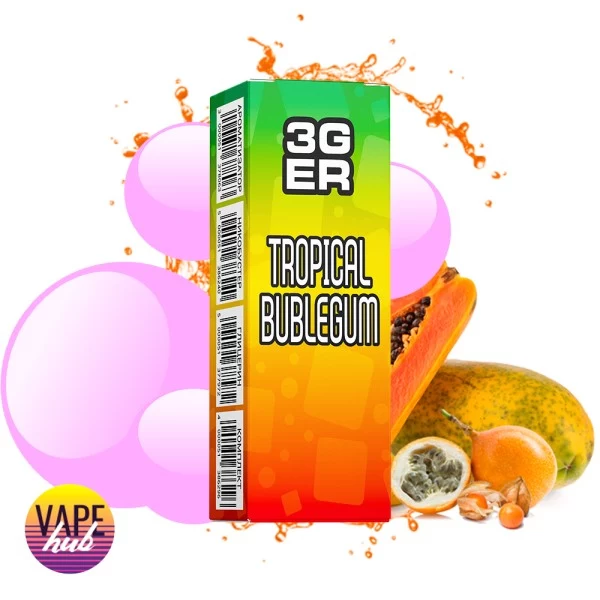 Набір 3Ger Salt 30 мл 30 мг - Tropical Bubblegum — купити