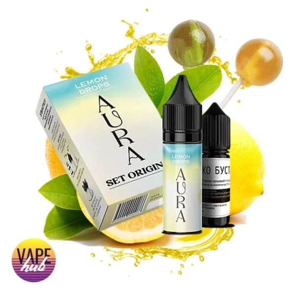 Набір Aura 15 мл, 30 мг - Lemon Drops — купити