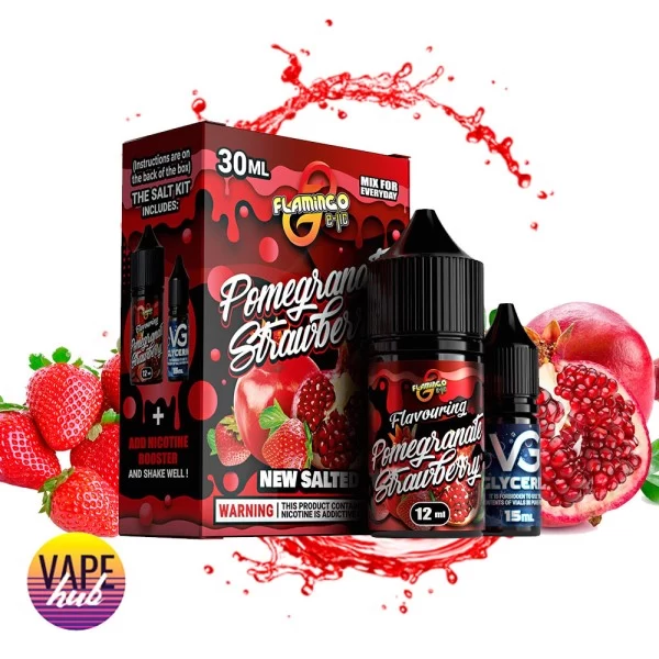 Набір Flamingo 30 мл 65 мг - Pomegranate Strawberry — купити