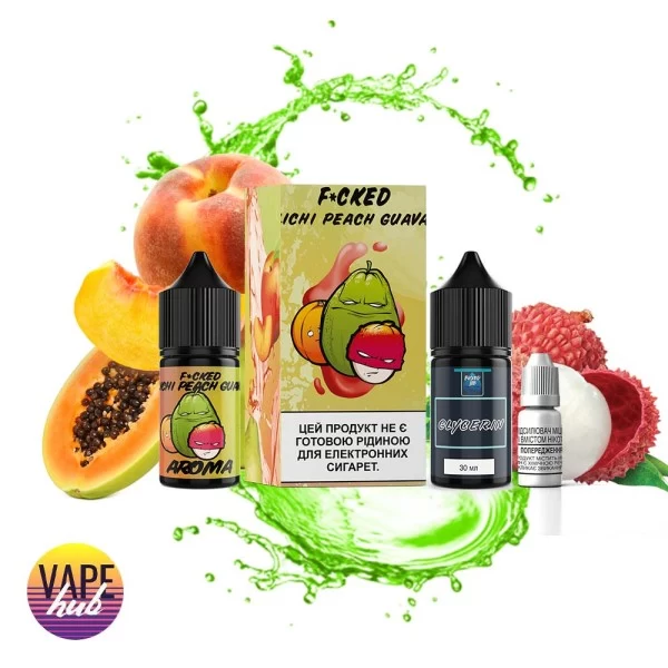 Набір F*cked Lab Salt 30 мл 50 мг - Lichi Peach Guava — купити