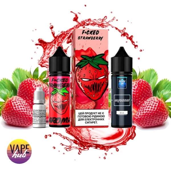 Набір Fucked Lab 60 мл 3 мг - Strawberry — купити
