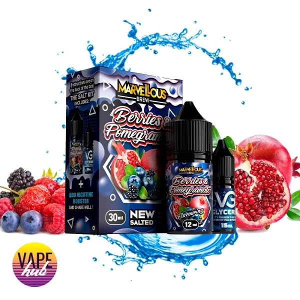 Набір Marvelous Brew 30 мл 65 мг - Berries & Pomegranate — купити